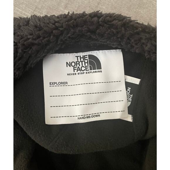 Newt The North Face Kids Size L 10-12Yrs Shasta Black Cozy Trapper Hat - Picture 12 of 15